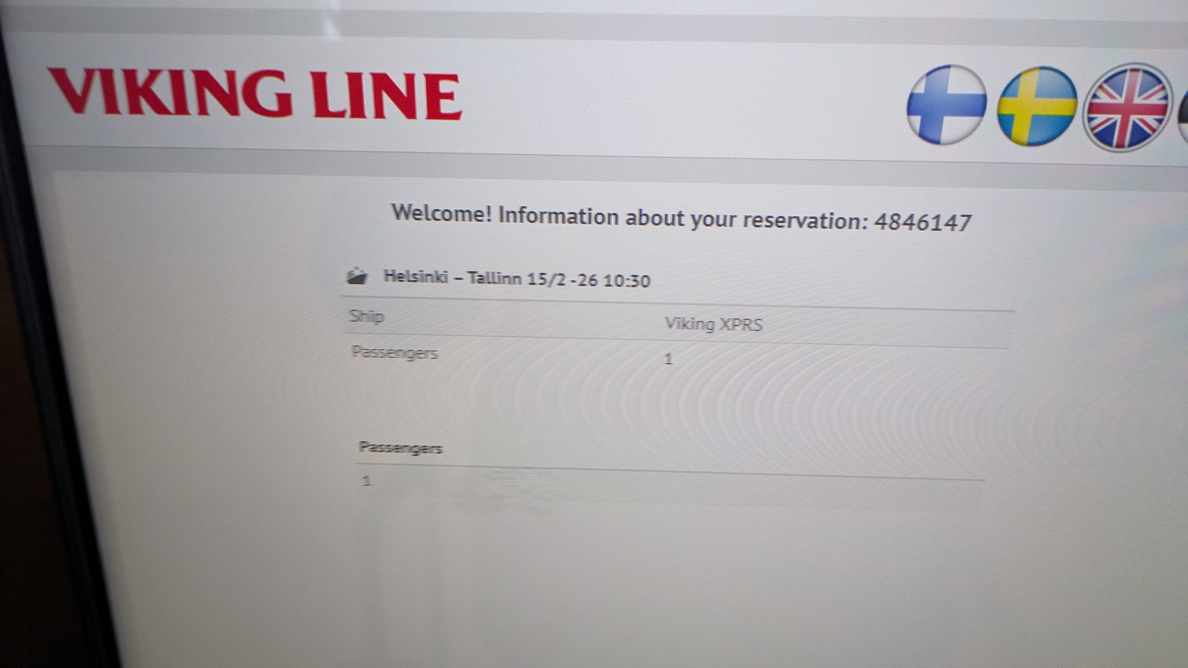 Máquinas de auto check-in de Viking Line