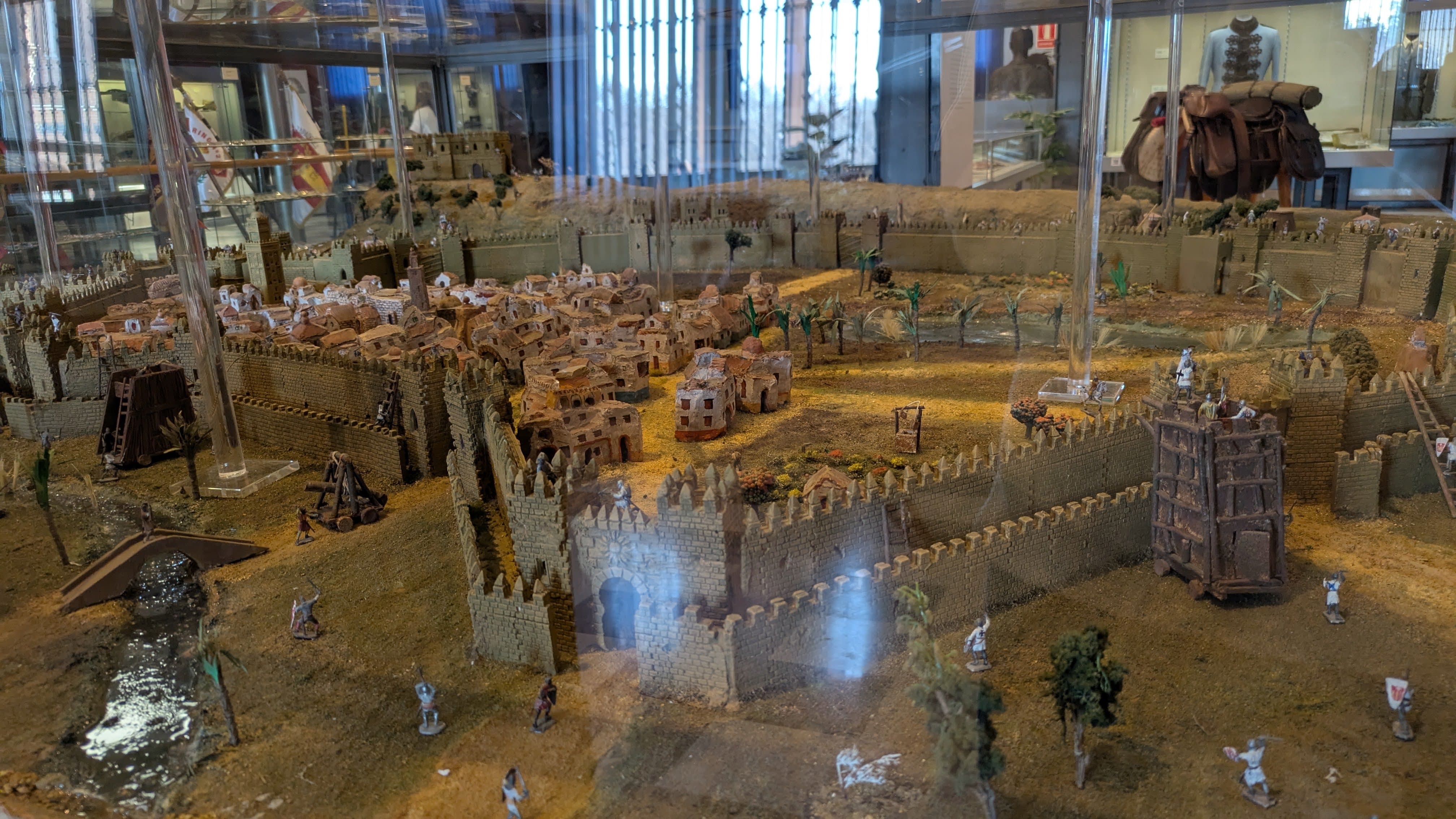 Fuerte y foratleza de la época en miniatura